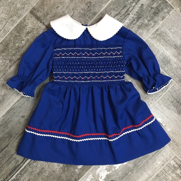 polly flinders hand smocked dress